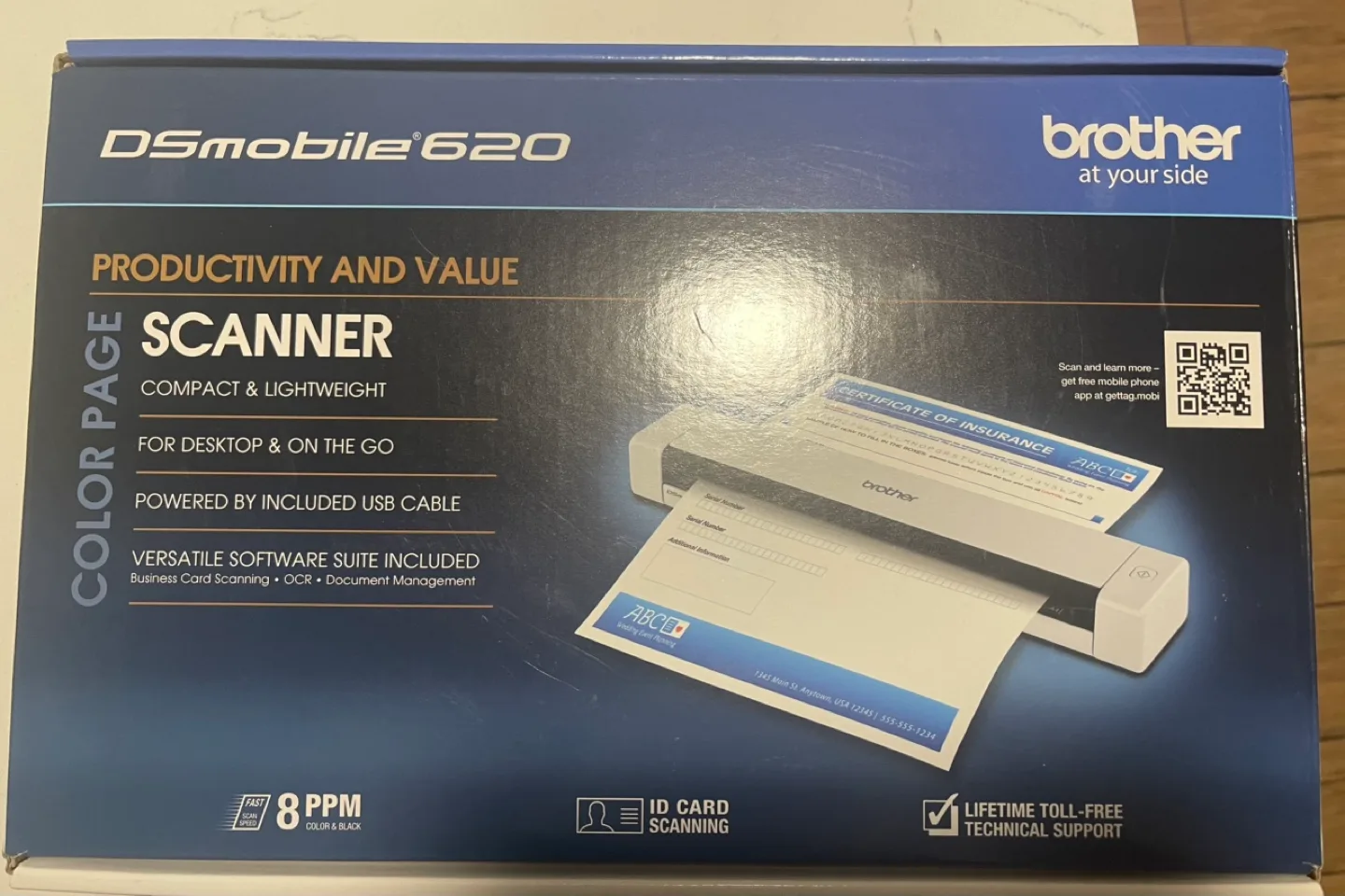 New Brother DS Mobile 620 Scanner - Compact & Lightweight! thumbnail