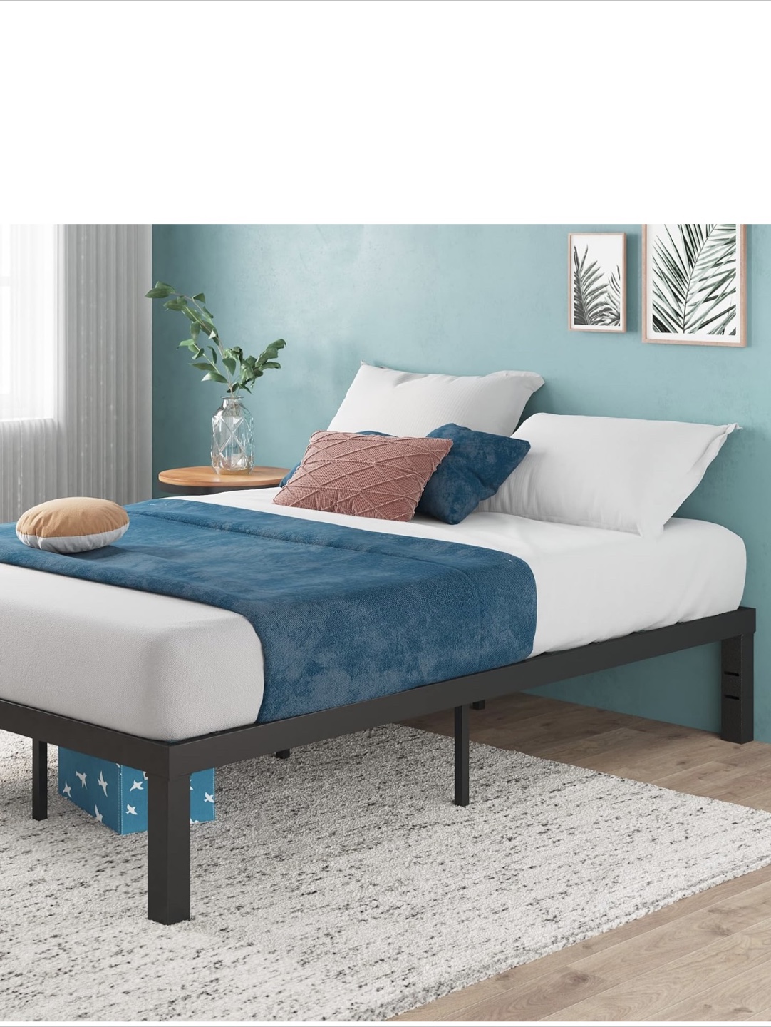 Metal Bed Frame - Full Size - 700 lbs Capacity - photo 3