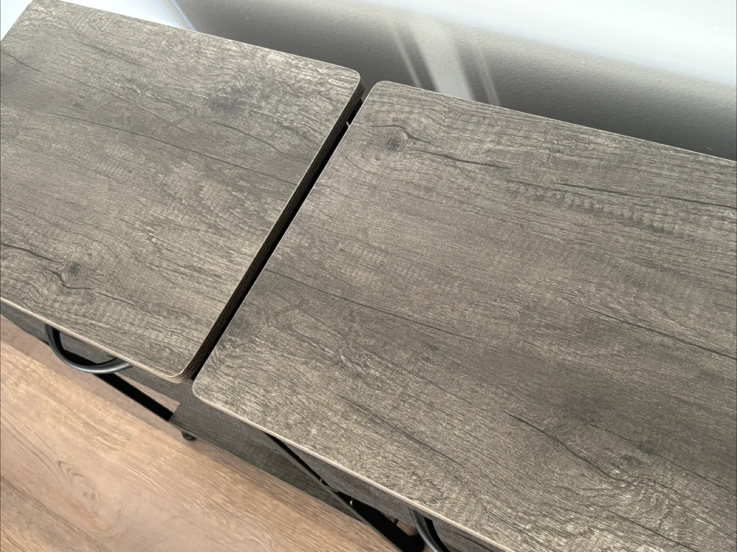 Nightstand Set of 2 - End Tables with Fabric Drawers image indicator(3)