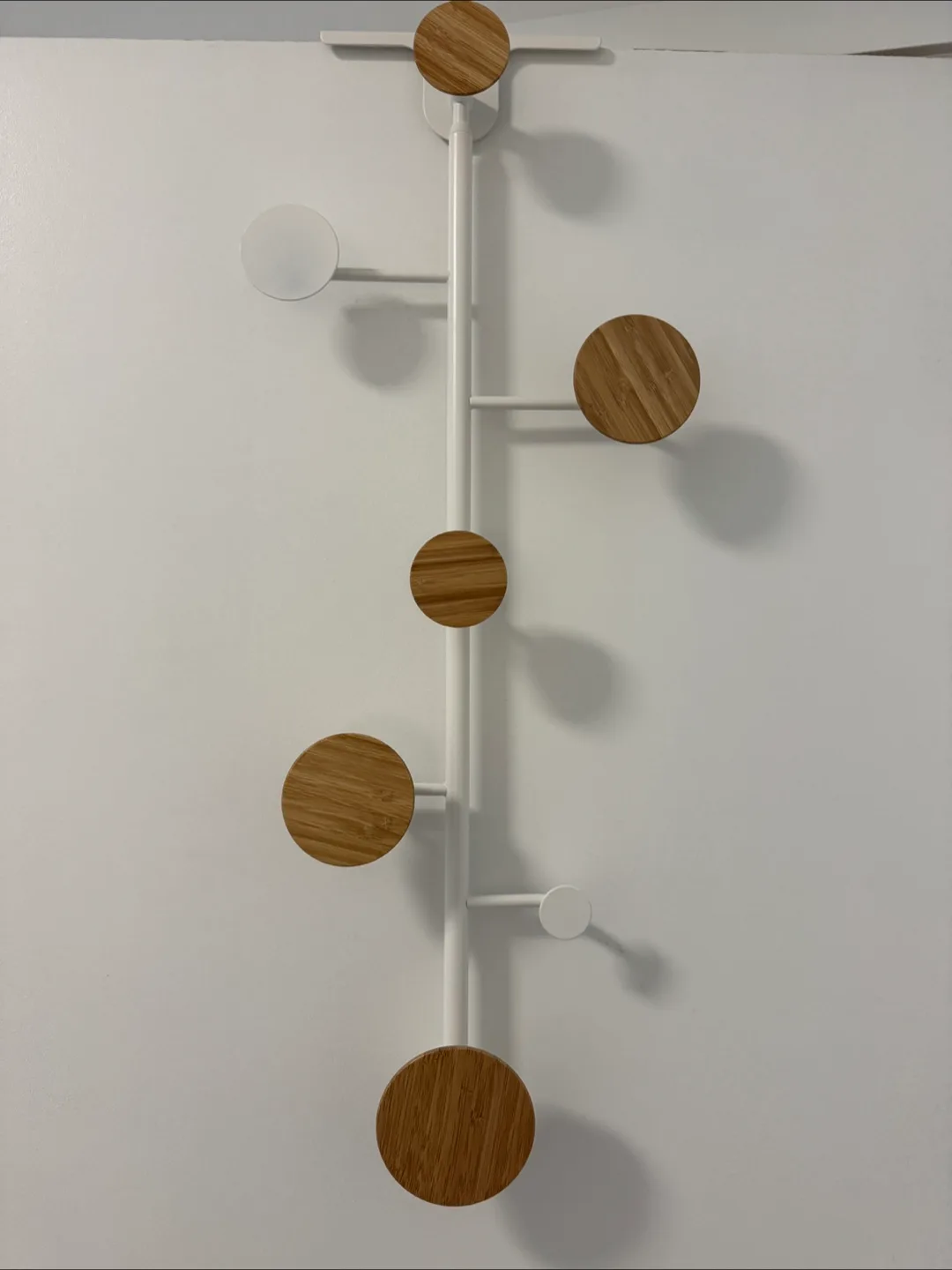 IKEA Cloth Hanger White Over-the-Door Hook Rack thumbnail