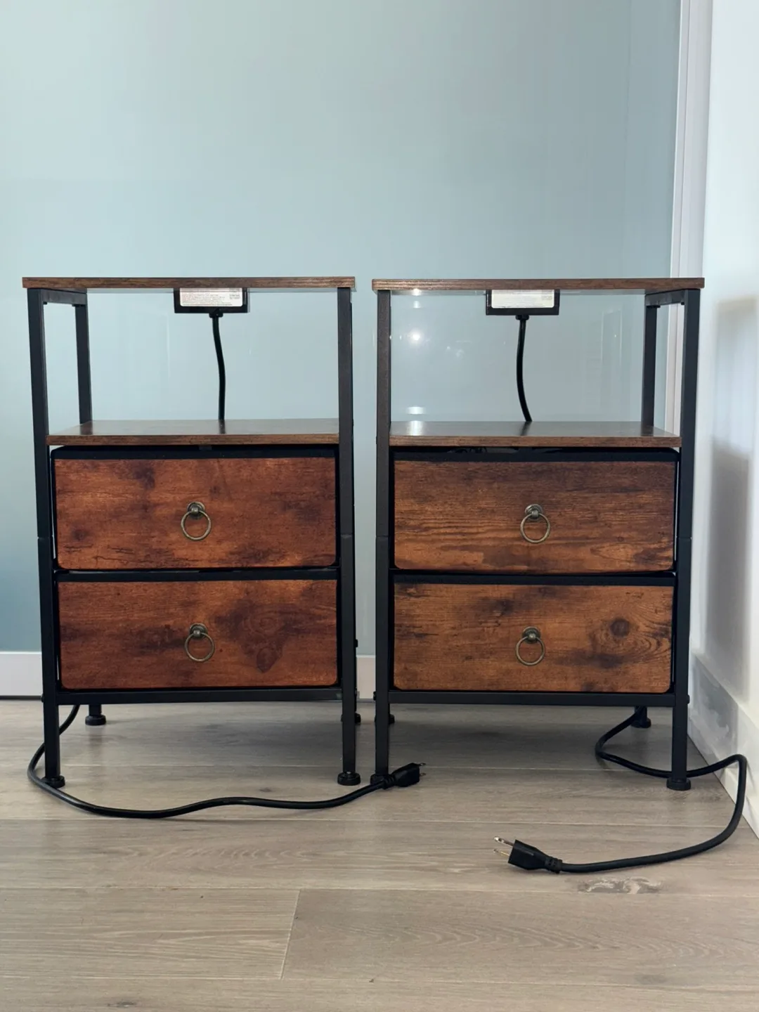 Nightstand with Charging Set of 2 thumbnail