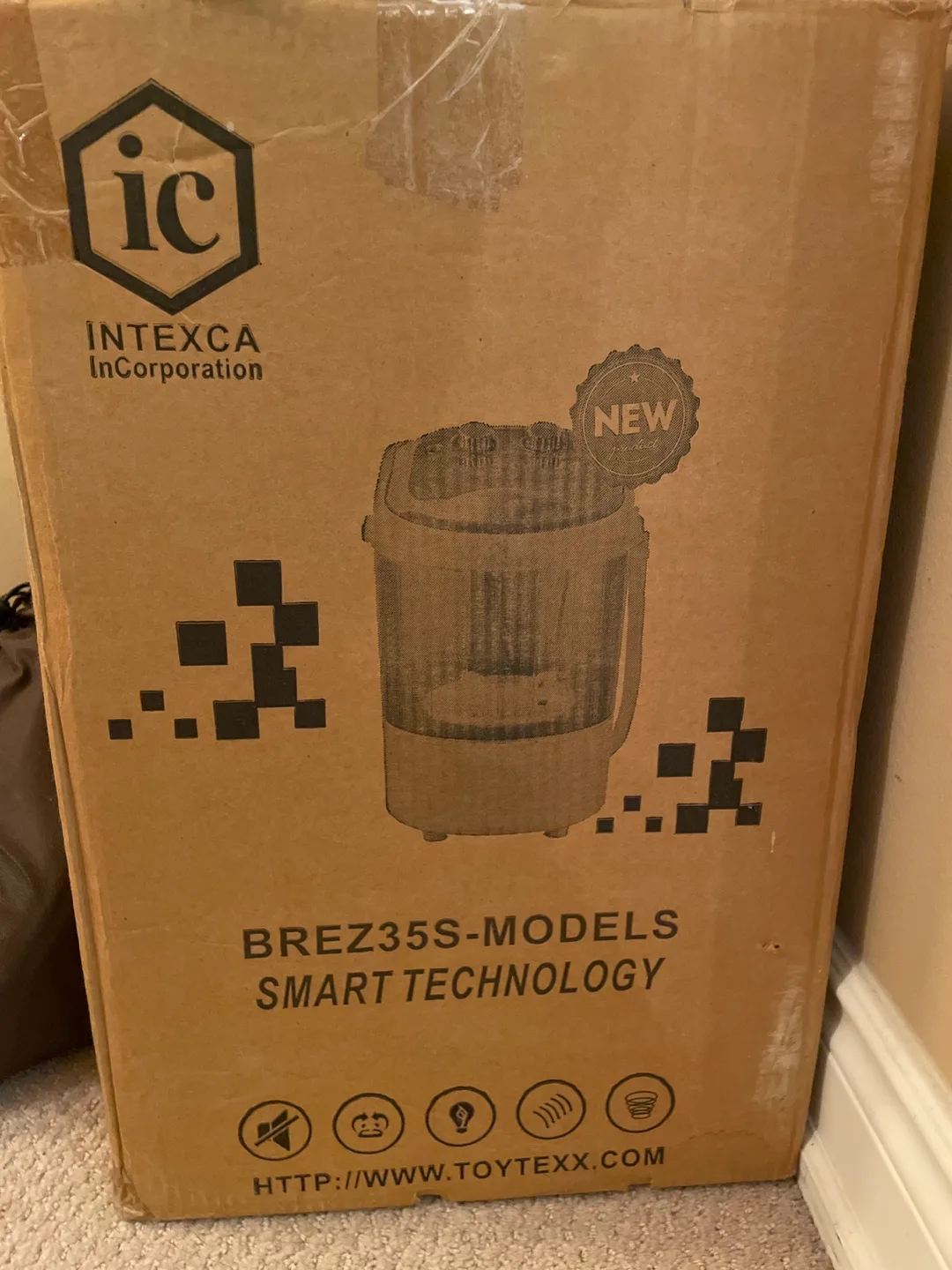 New Intexca BREZ35S Mini Portable Washing Machine thumbnail