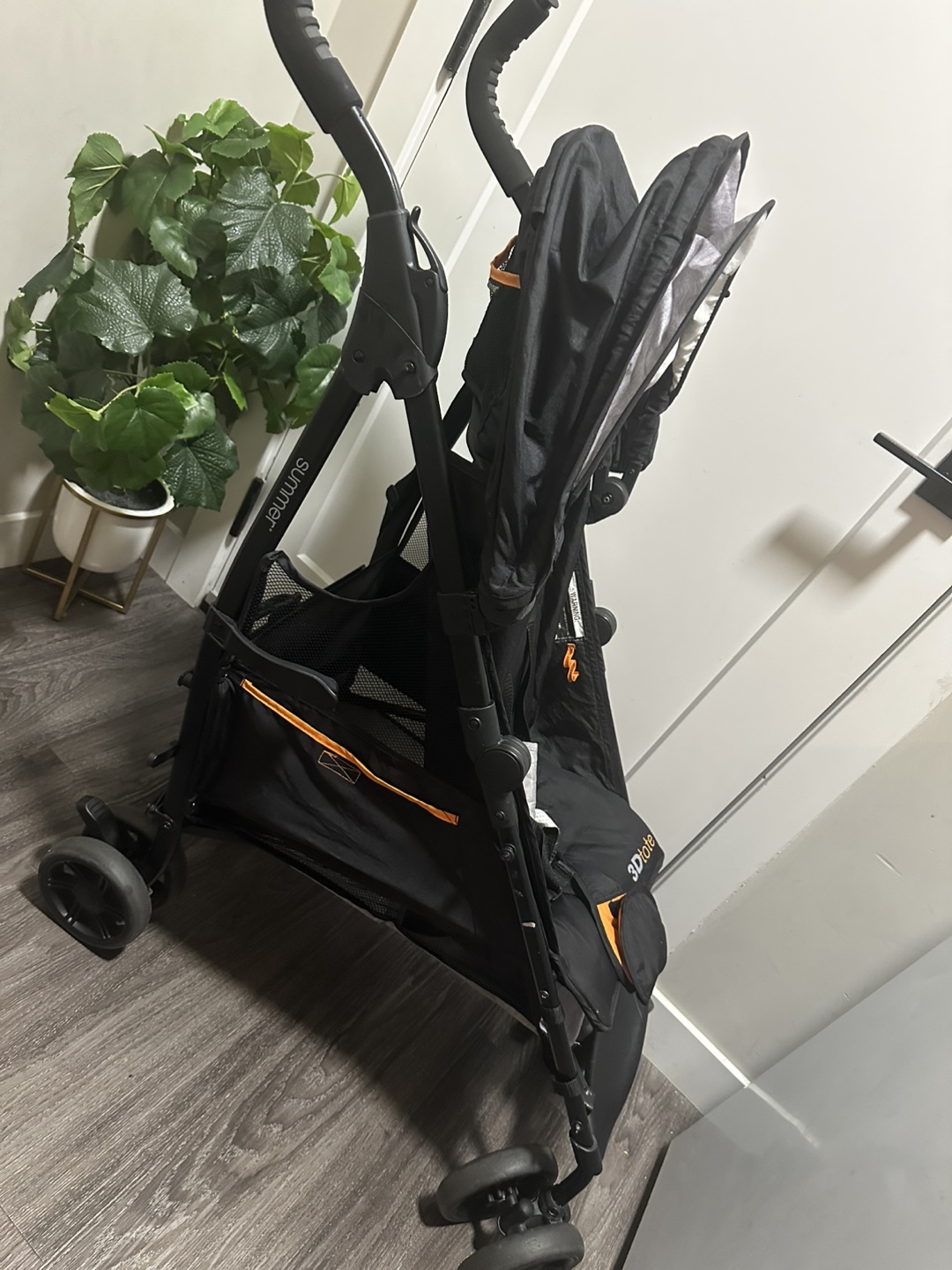 Summer 3D Tote Umberella Stroller - Black - photo 2