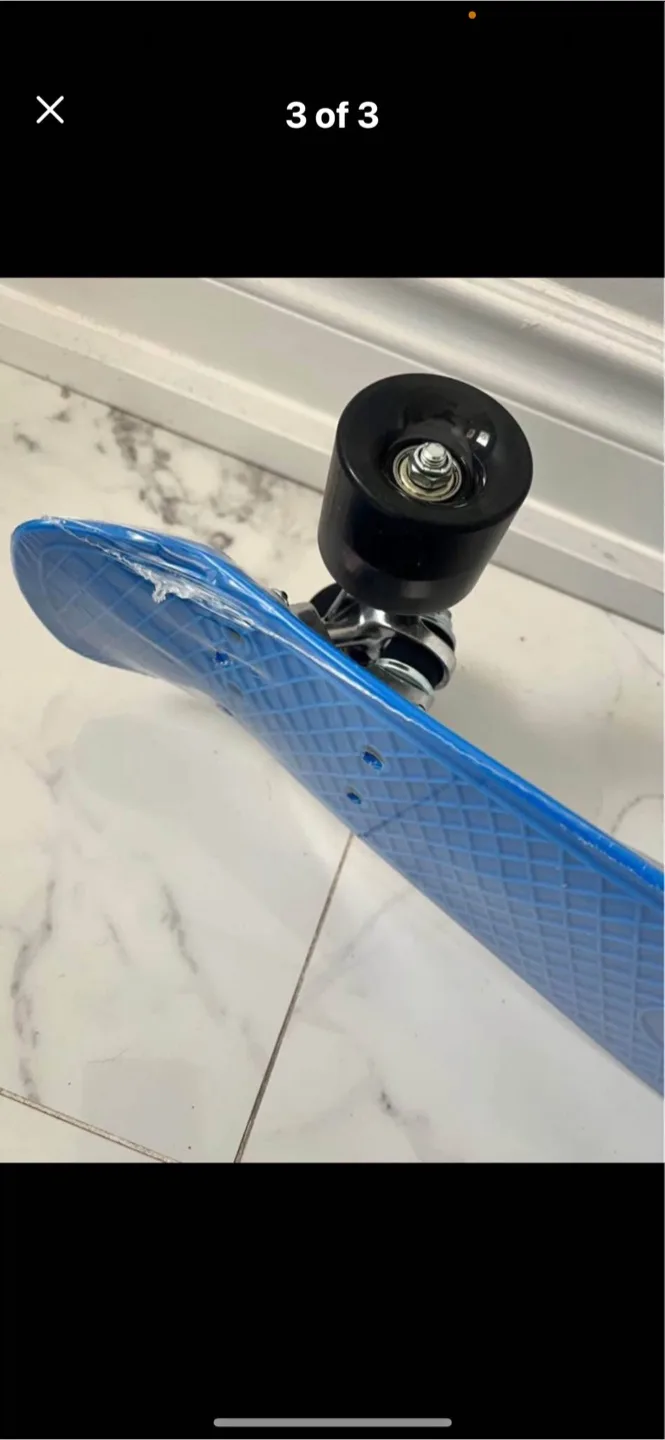 Blue Penny Board Skateboard thumbnail
