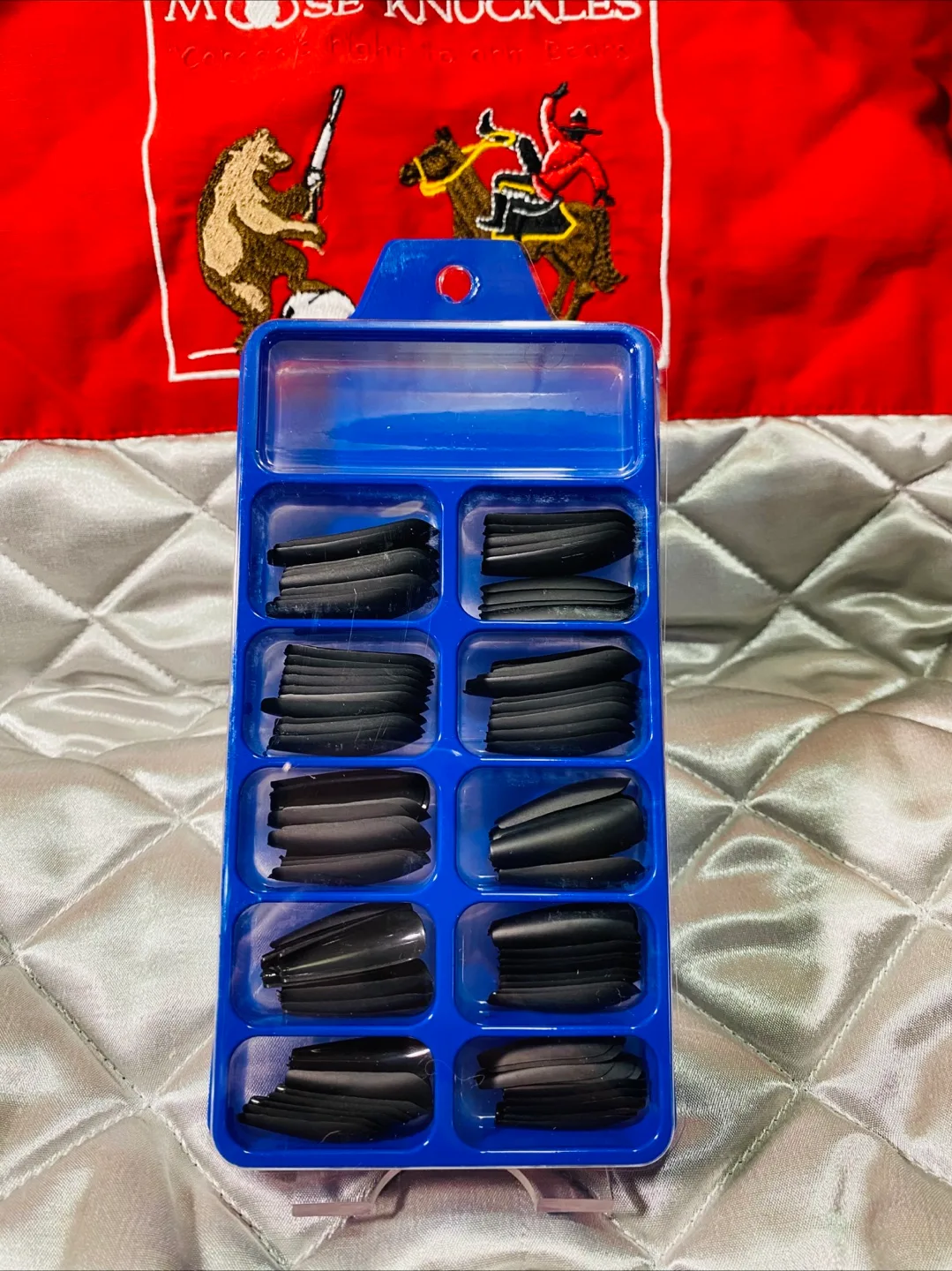 False Nail Tips - Black 100 pcs. thumbnail