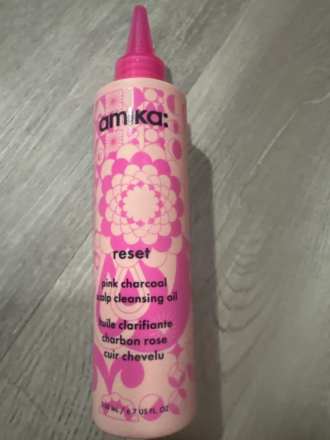 Amika Reset Pink Charcoal Scalp Cleansing Oil thumbnail