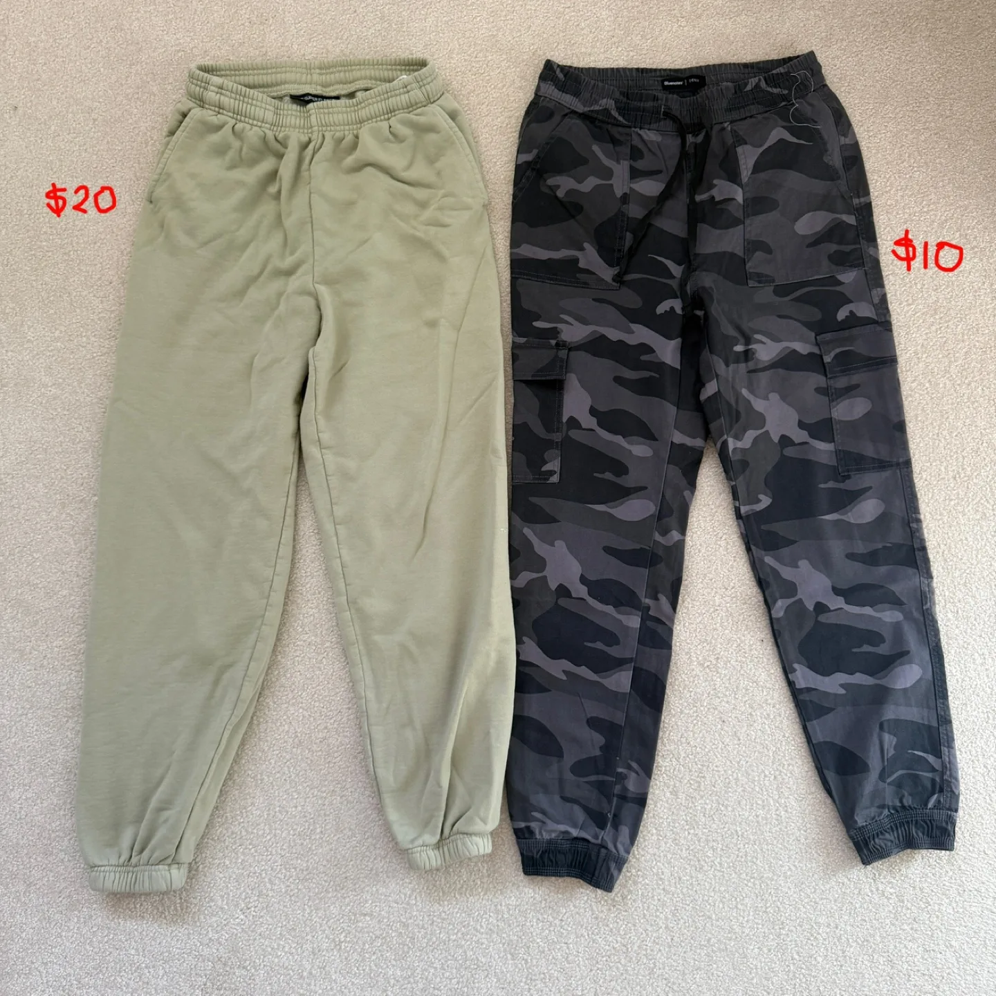 Aritzia fleece sweatpants & Bluenotes cargos thumbnail