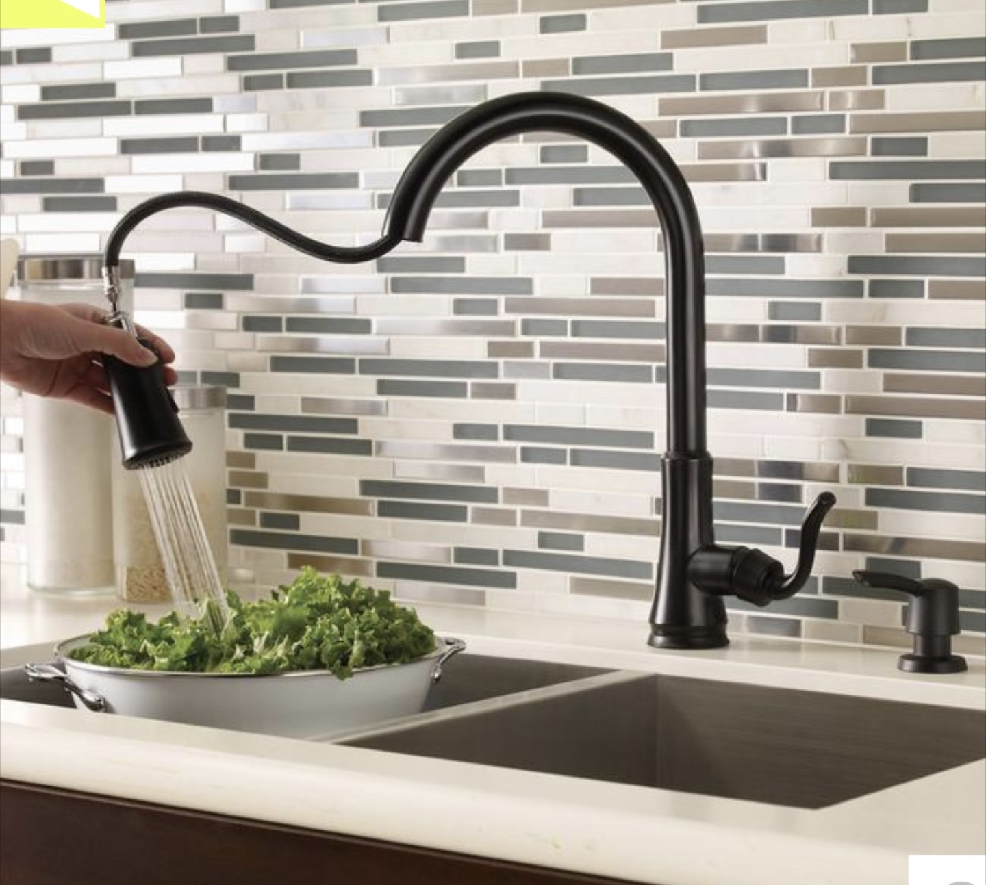 Matte Black Kitchen Faucet with Pull Down Sprayer - photo 2