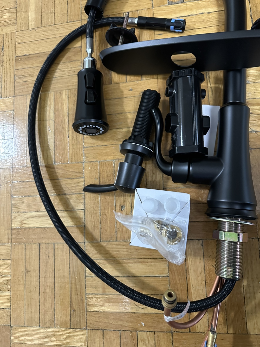 Matte Black Kitchen Faucet with Pull Down Sprayer - photo 4
