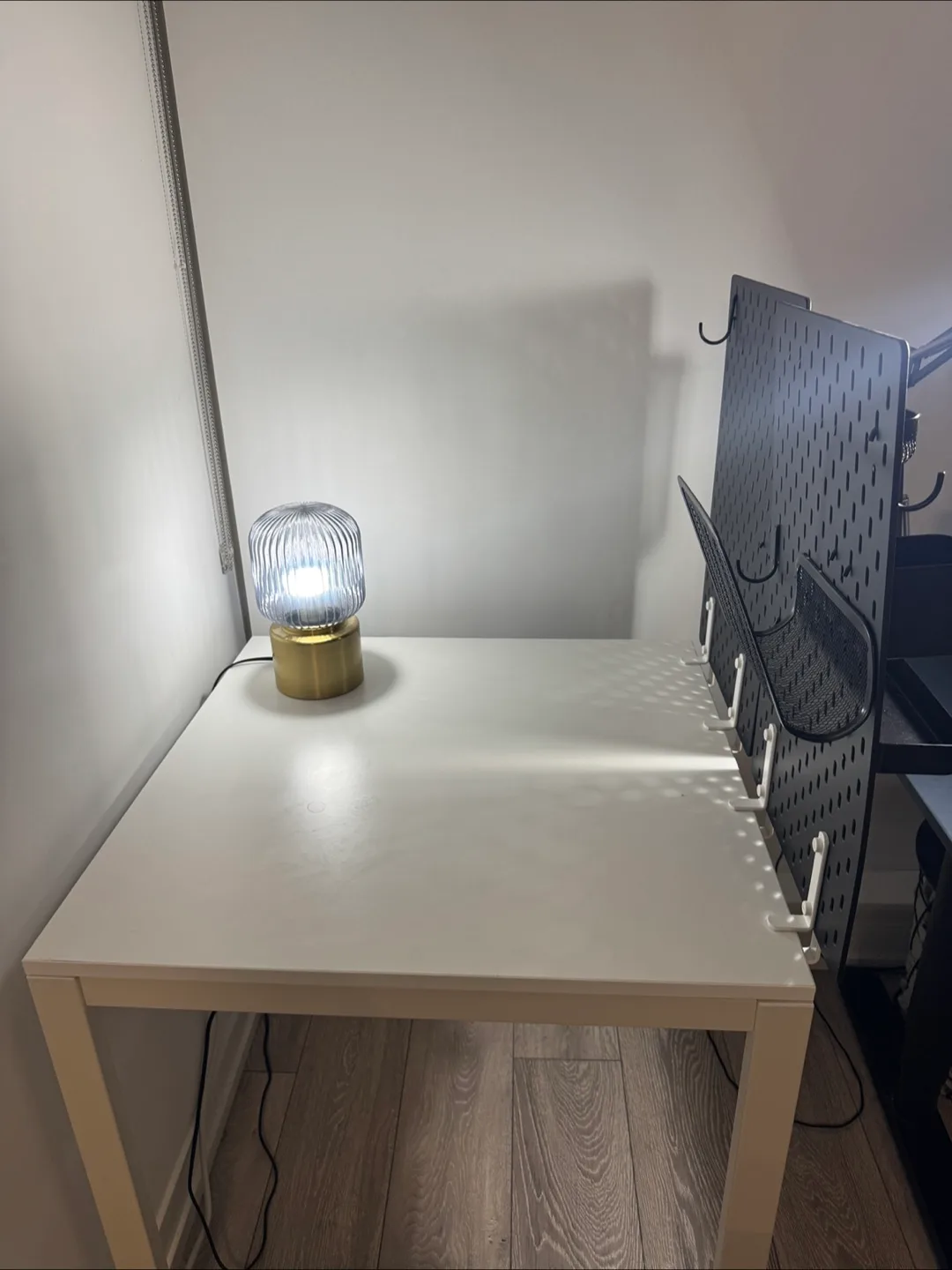 IKEA Table + Skadis Pegboard (Pick up July 28-Aug 1) thumbnail