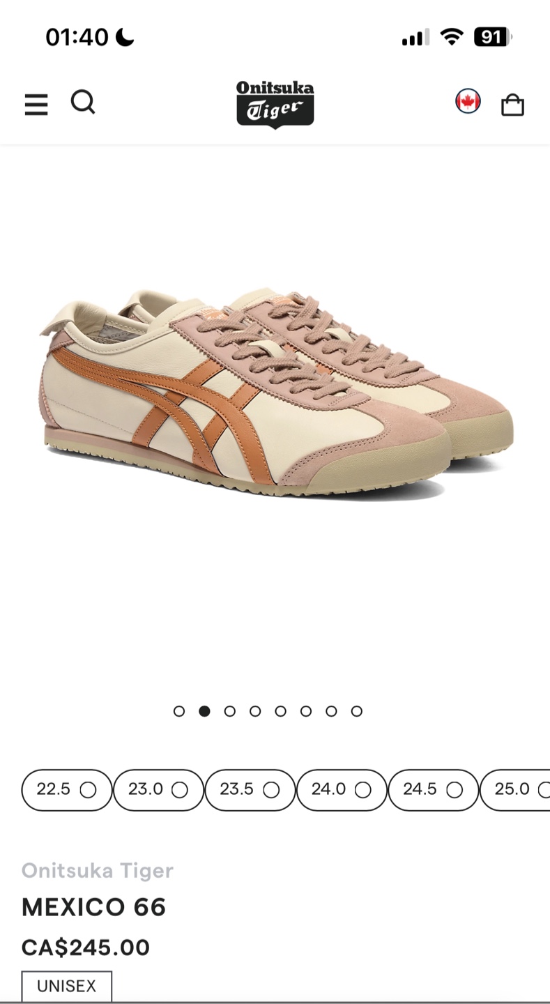 Onitsuka Tiger Mexico 66 Shoes Size 7 - photo 2