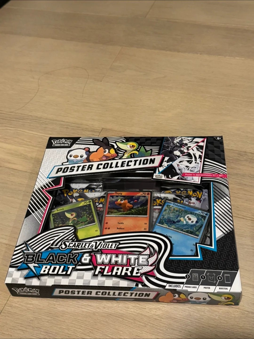 Pokemon Black Bolt & White Flare  Unova Poster Collection thumbnail