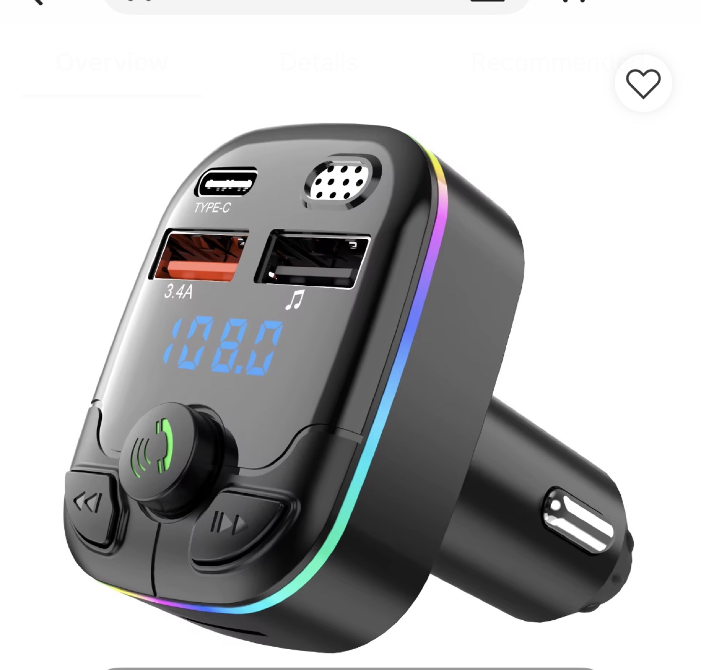 Bluetooth Hands-Free Car Adapter - photo 3