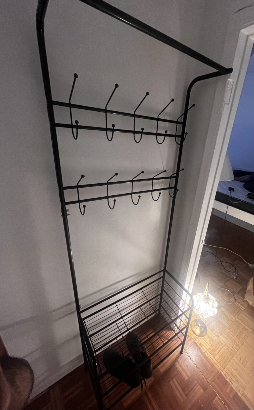 Coat rack with shoe storage - photo 2