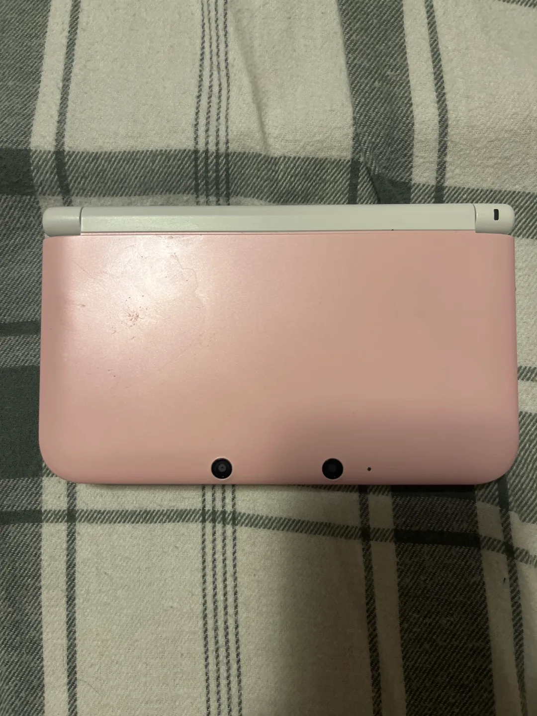 Nintendo 3DS LL Pink/White Handheld Console - Modded thumbnail