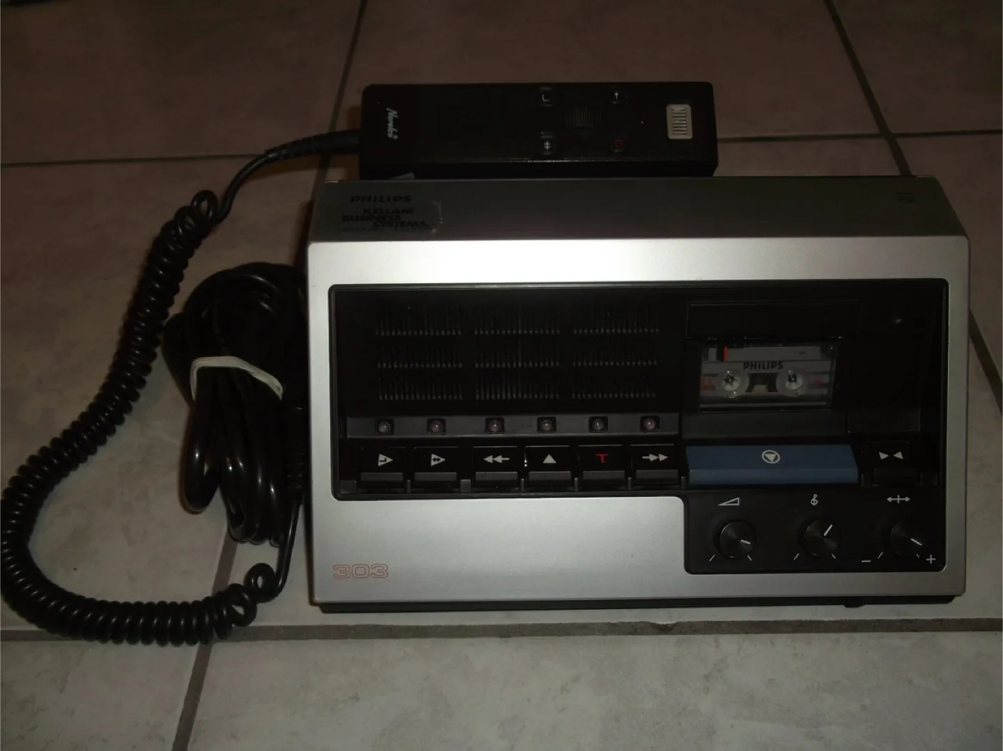 RARE VINTAGE Philips Mini Cassette Transcript Dictation Machine! thumbnail