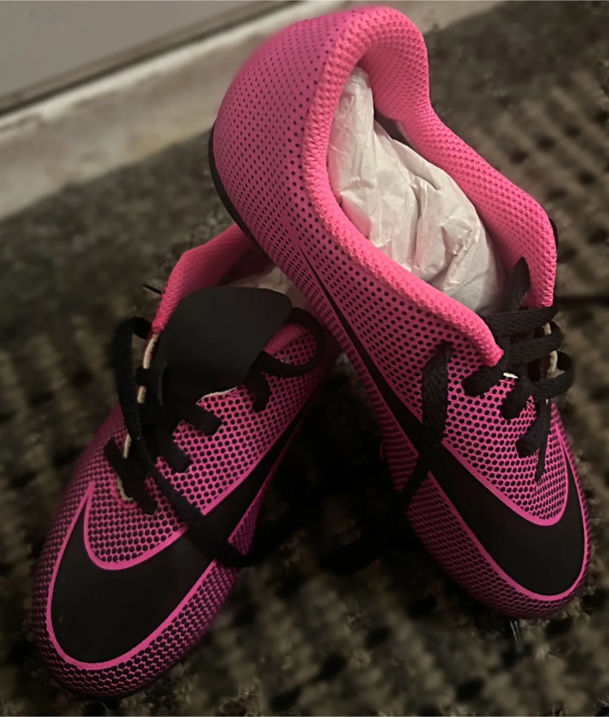 Nike Soccer Shoes - Size 1Y thumbnail