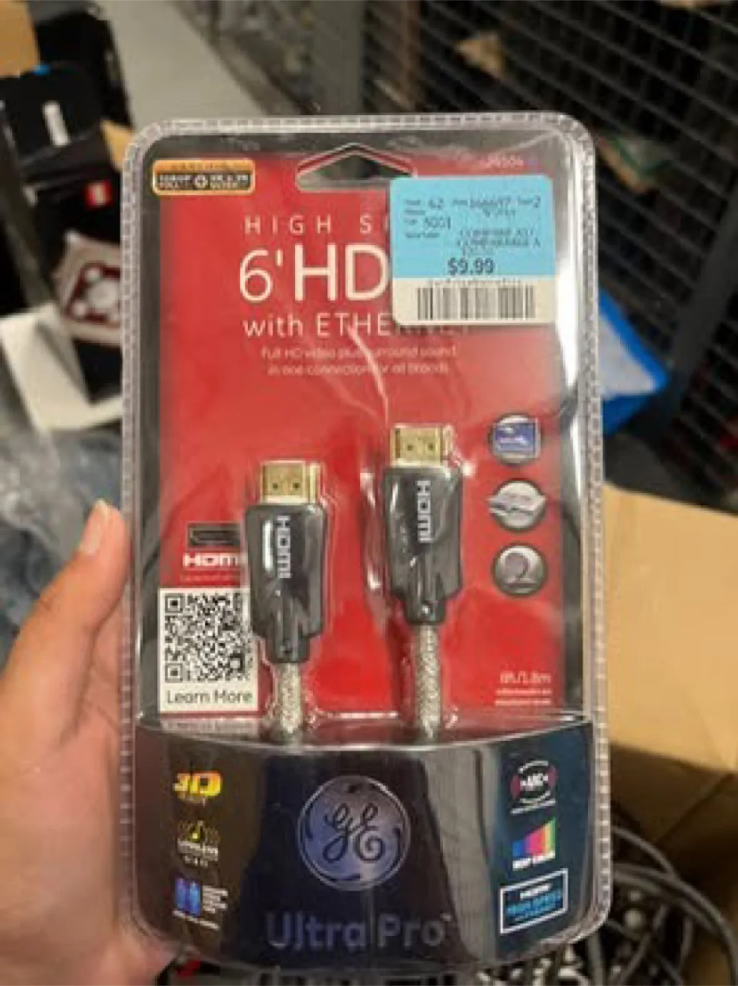 GE Ultra Pro 6' HD HDMI Cable - New thumbnail