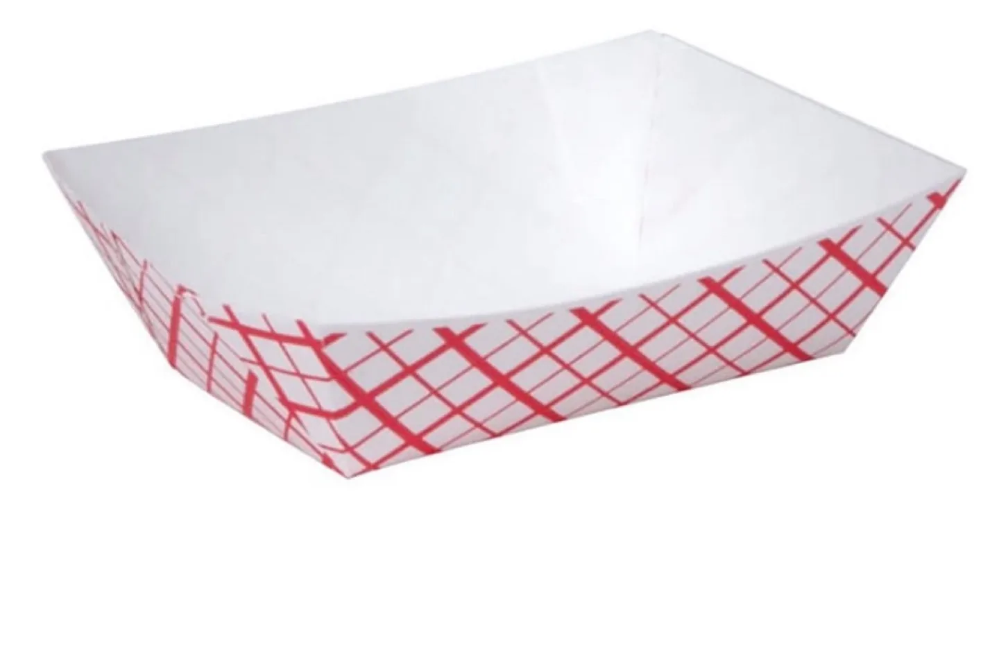 Red & White Paper Food Trays (200) thumbnail