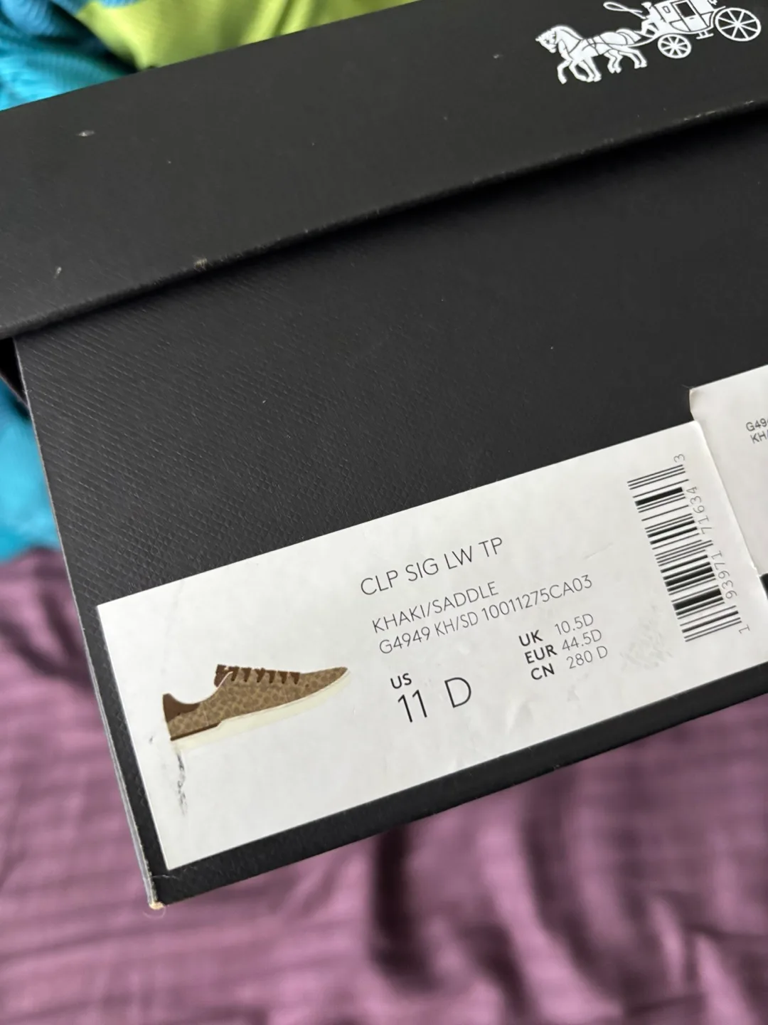 Coach CLP SIG LW TP Sneakers - US 11, Khaki/Saddle image indicator(3)