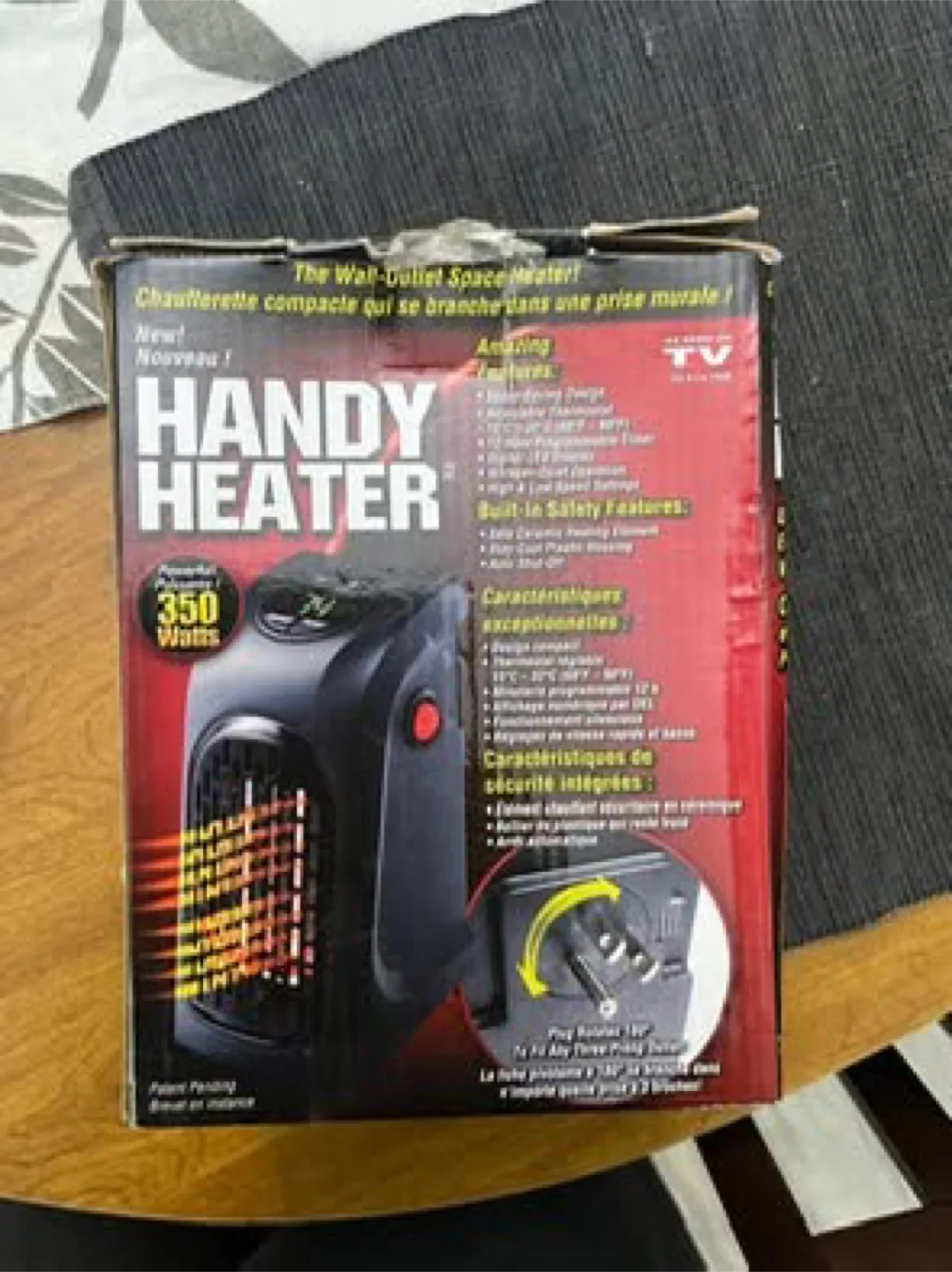 Handy Heater Wall-Outlet Space Heater thumbnail