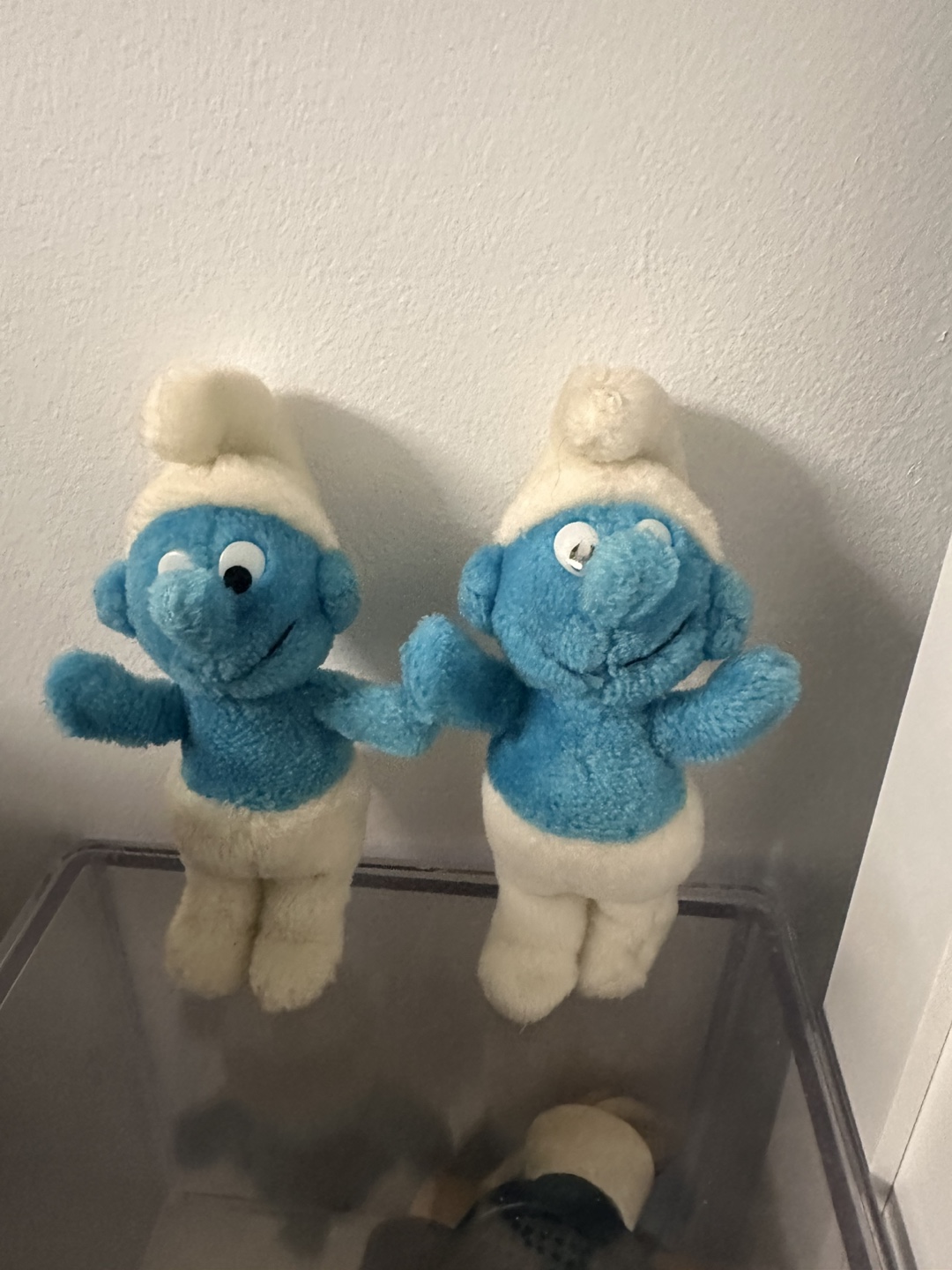 Vintage Smurf Plush Toys - Set of 2