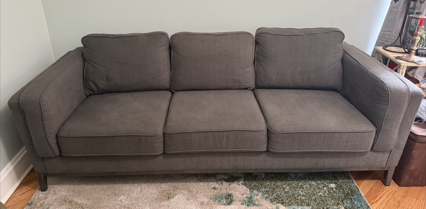 Gray 3-Seater Couch