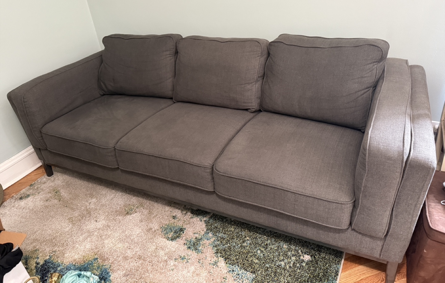 Gray 3-Seater Couch - photo 2