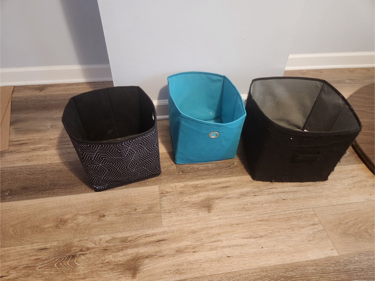 Storage Bins - Black, Blue, Patterned