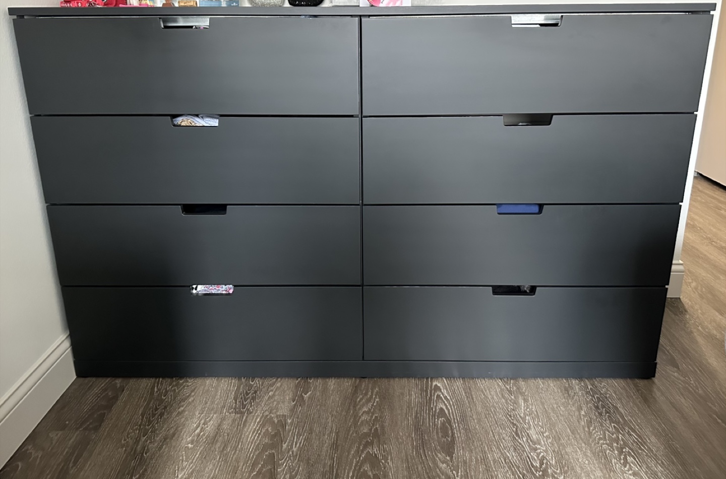 IKEA Hemnes 8-drawer dresser - black-brown