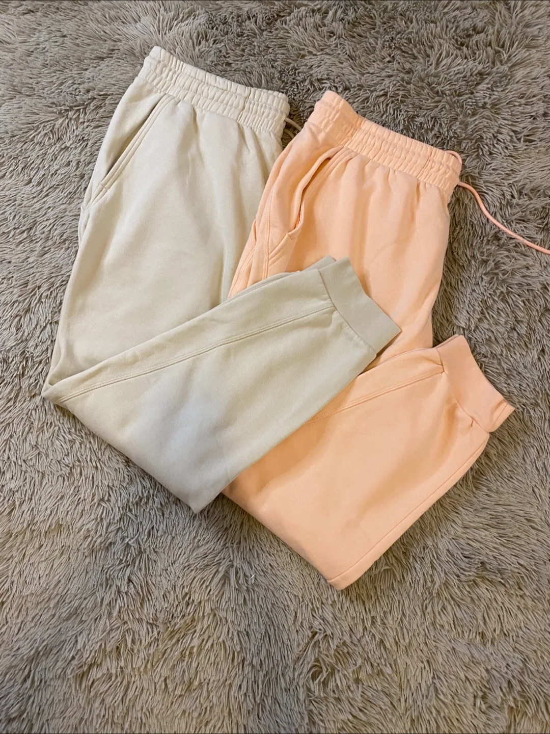 Two Pairs of Joggers - Beige & Peach image indicator(3)