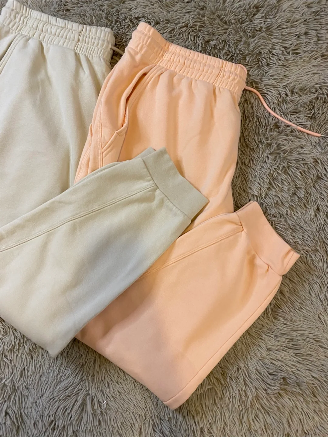 Two Pairs of Joggers - Beige & Peach image indicator(2)
