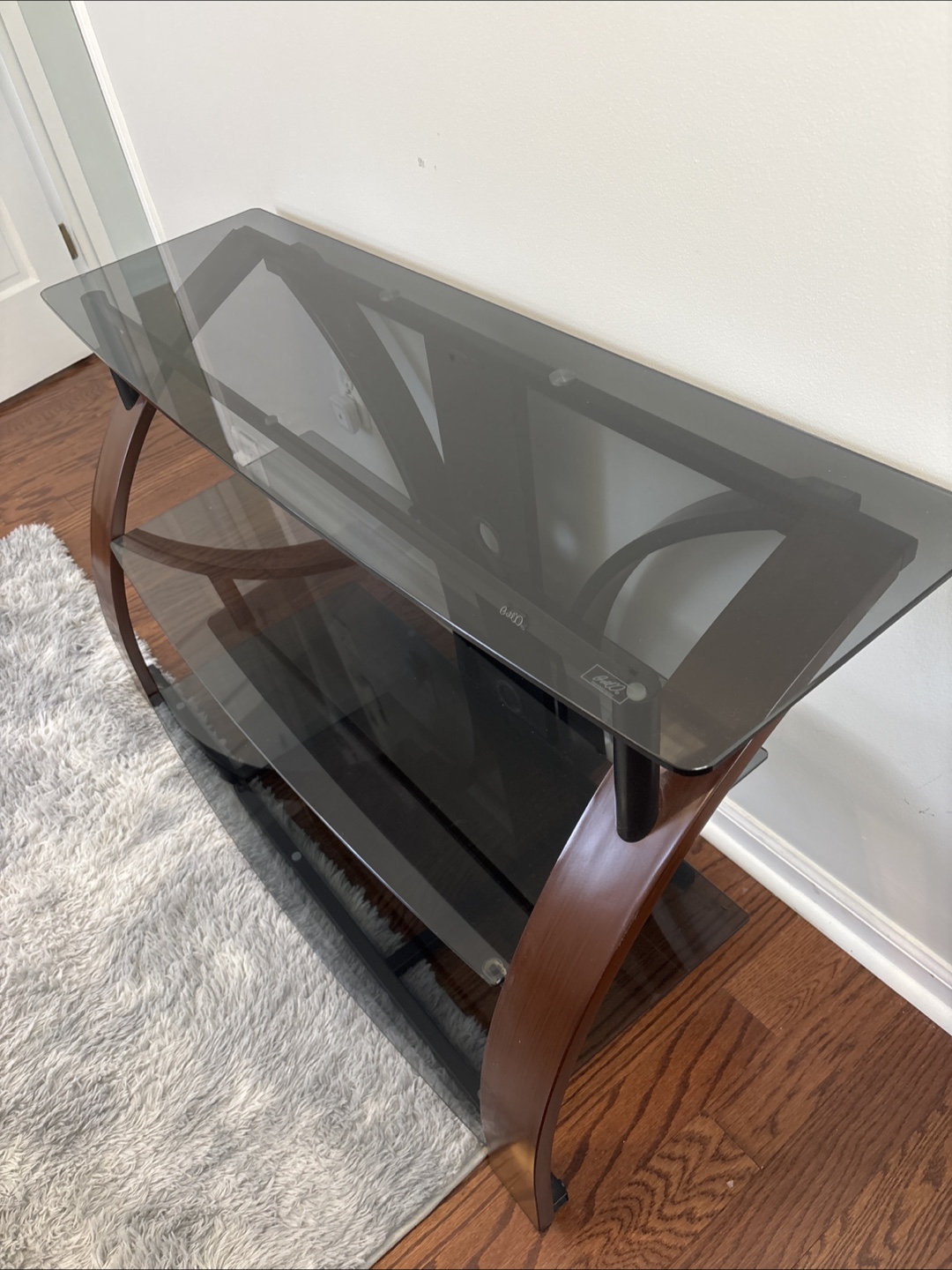 Glass TV Stand - photo 2