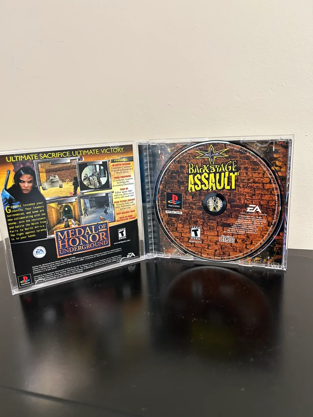 PlayStation WCW Backstage Assault Game image indicator(3)