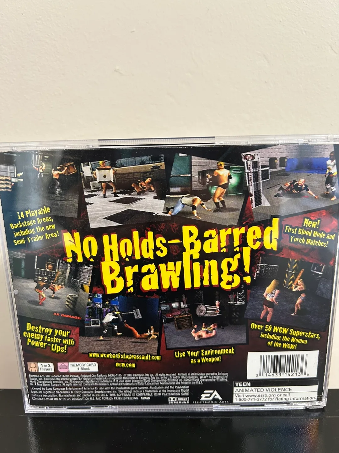 PlayStation WCW Backstage Assault Game image indicator(2)