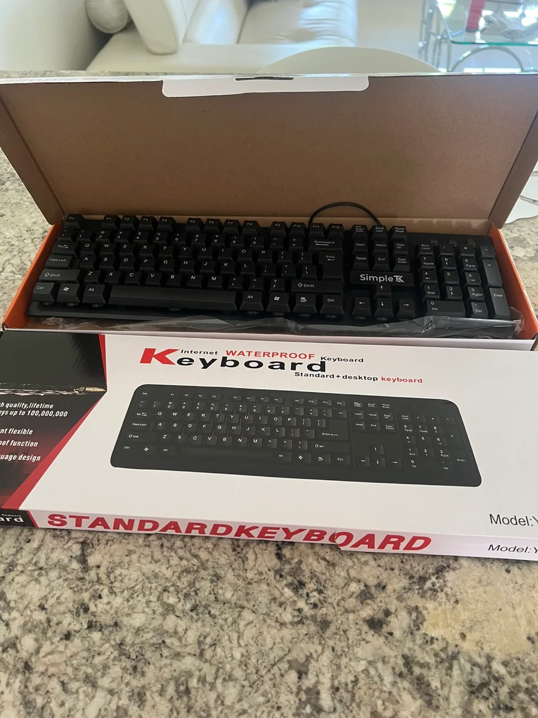 AOVIN QM200 Wired Mouse & Simple TK Keyboard thumbnail