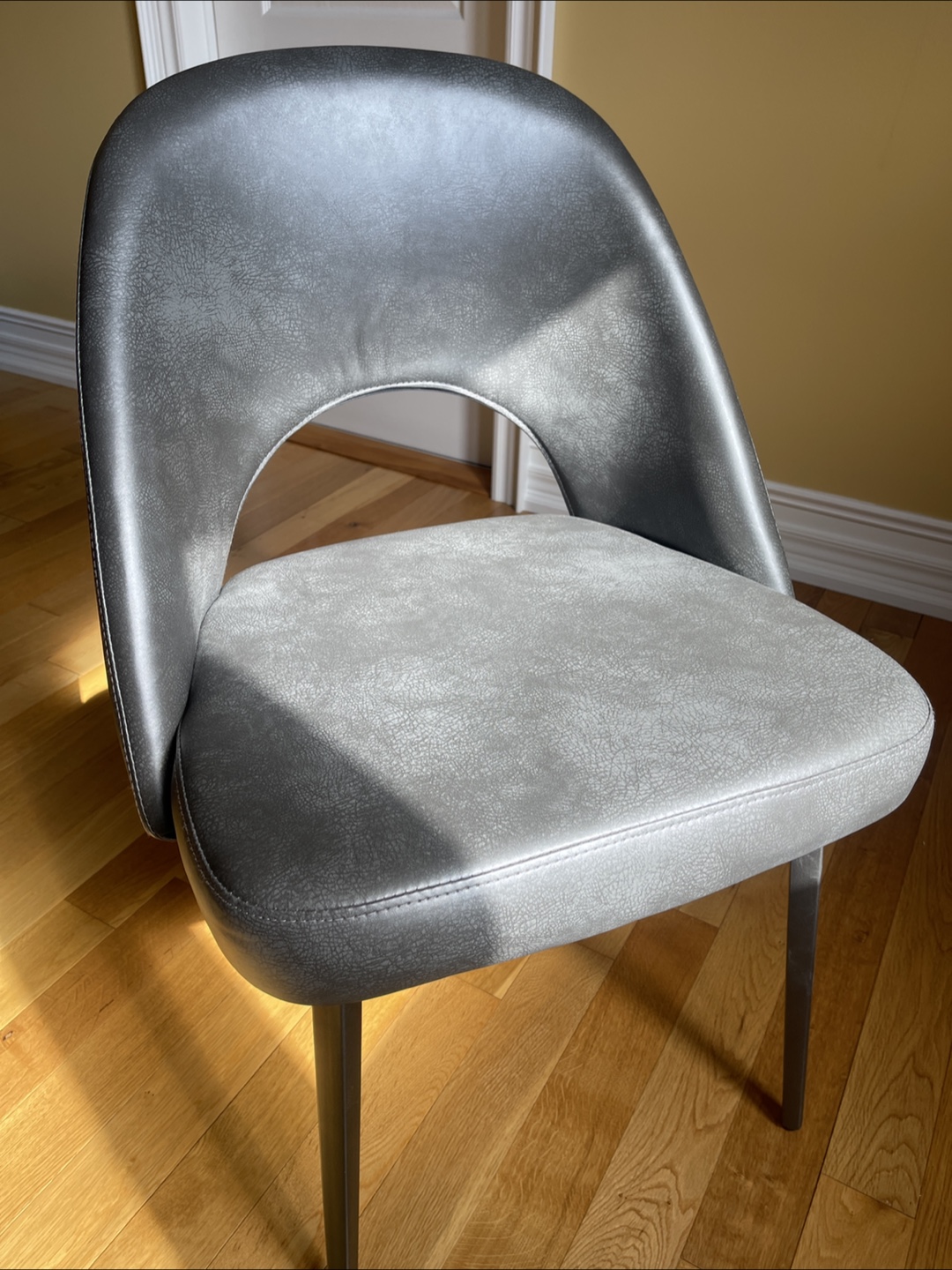 4 Grey Modern Dining Chairs
