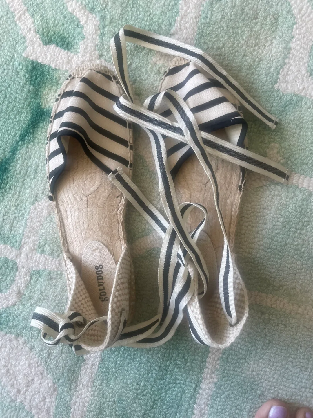 Soludos Espadrille Wrap Sandals - Size 8.5 thumbnail