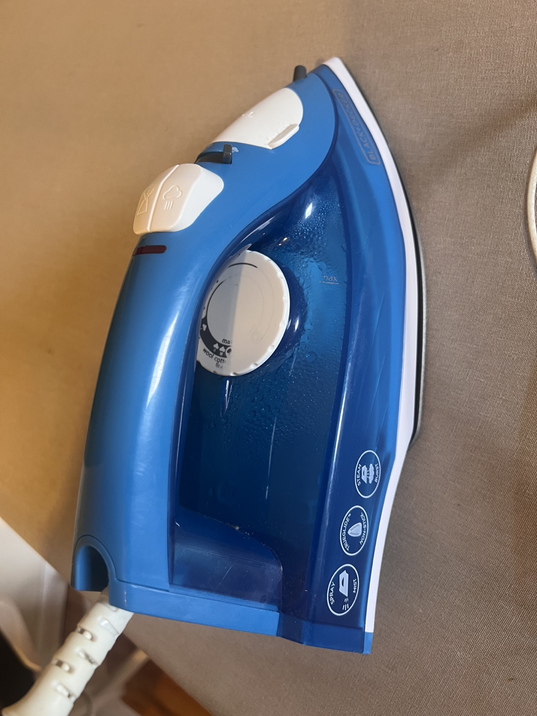 Black+Decker Easy Steam Iron - Blue