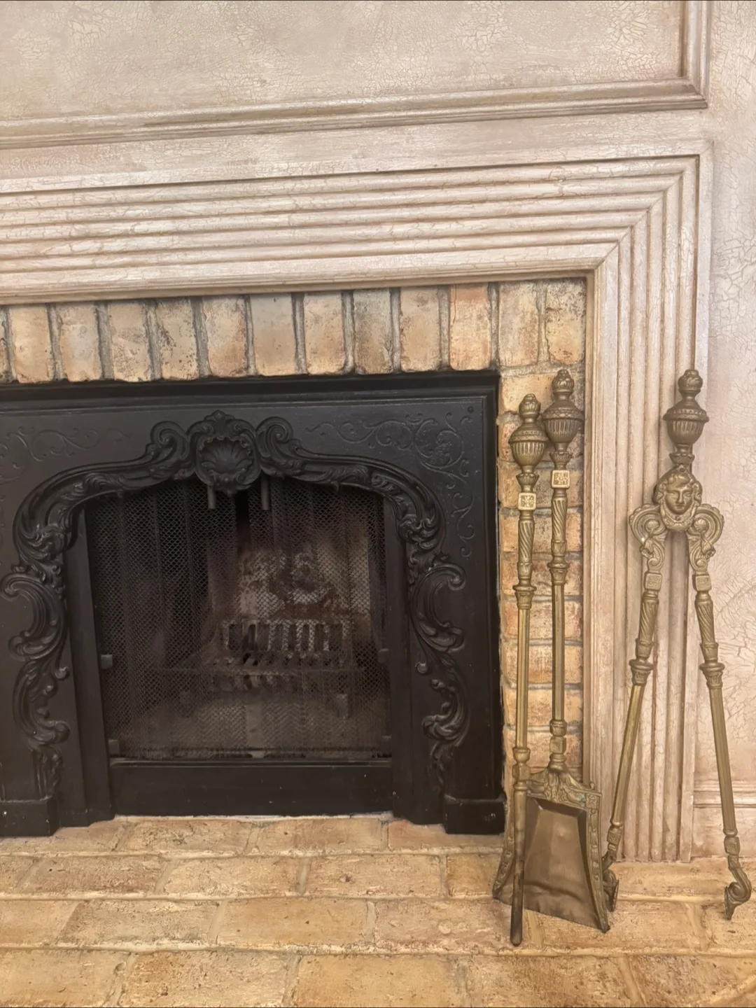 Antique Fireplace Tool Set thumbnail