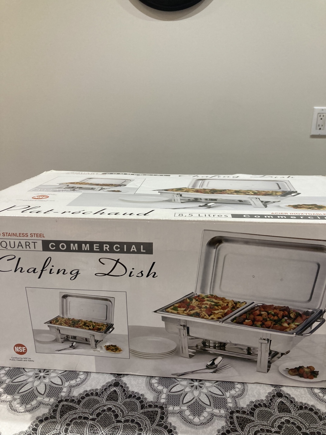 9 Quart Commercial Chafing Dish - Stainless Steel
