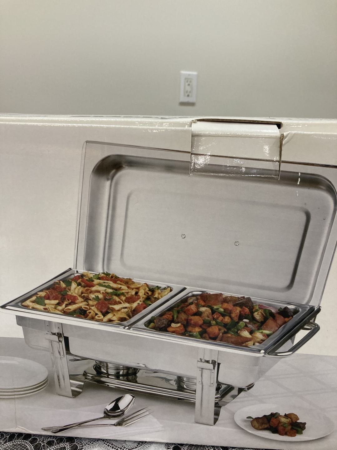 9 Quart Commercial Chafing Dish - Stainless Steel - photo 4