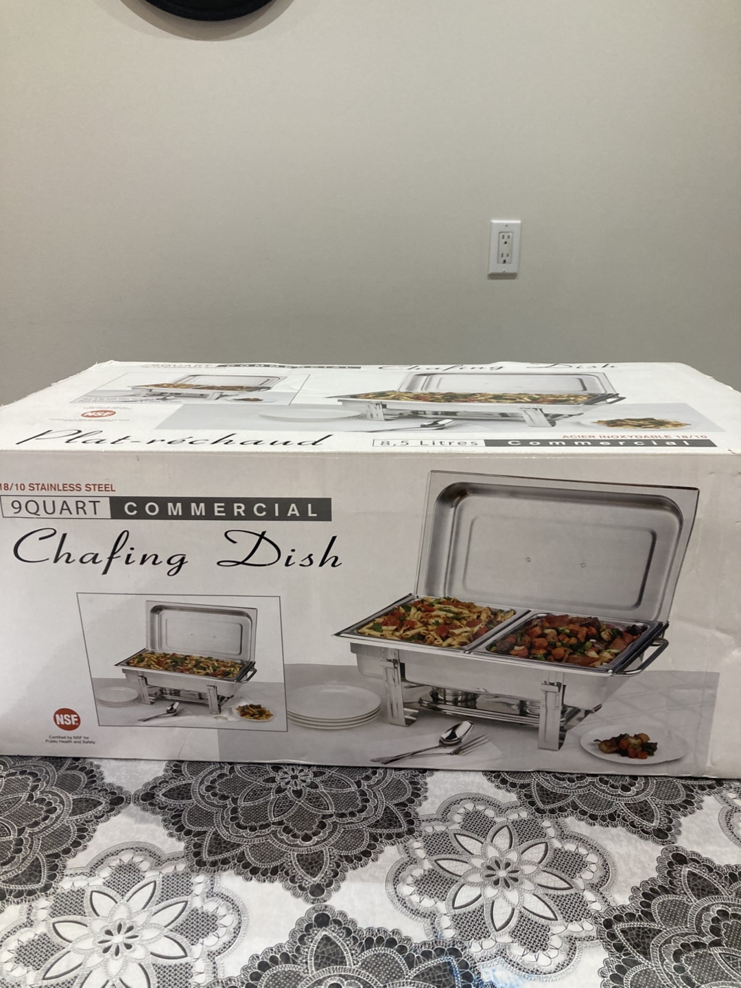 9 Quart Commercial Chafing Dish - Stainless Steel - photo 5