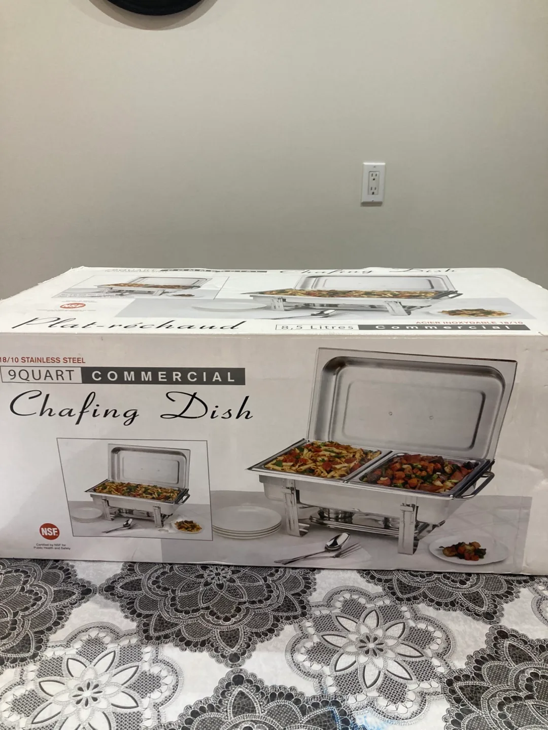 9 Quart Commercial Chafing Dish - Stainless Steel image indicator(5)