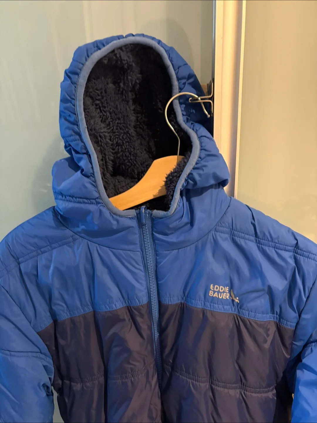 Kids Eddie Bauer Blue Puffer Jacket image indicator(2)