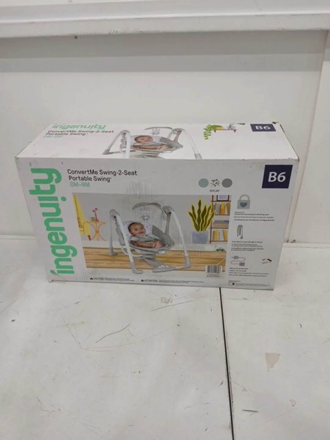 Ingenuity ConvertMe Swing-2-Seat Portable Swing (0M-9M) image indicator(2)