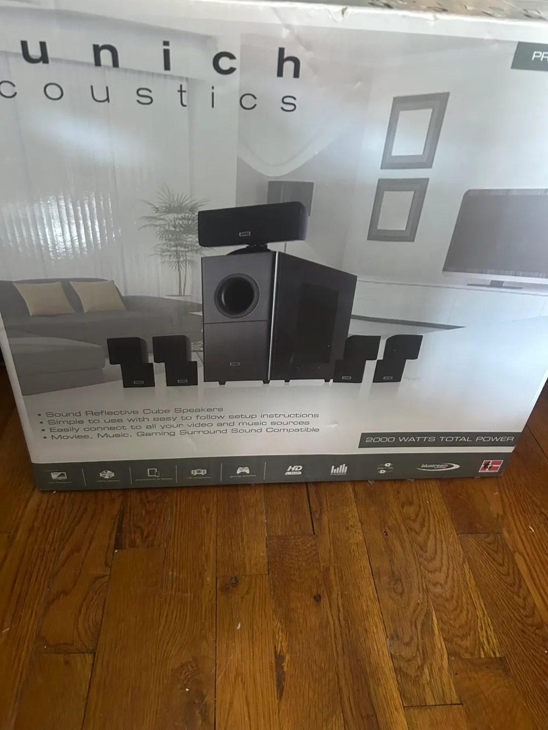 Unich Acoustics 2000 Watts Total Power Speakers