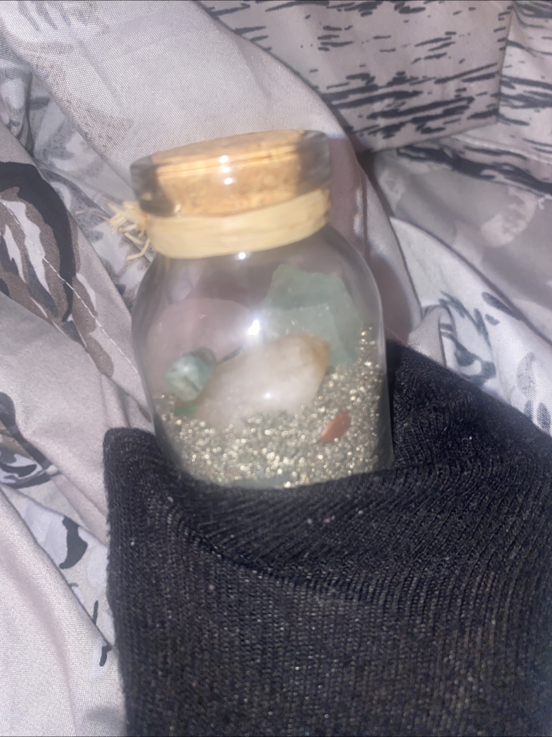 Mix crystal jar for energy, healing and lucks - photo 2