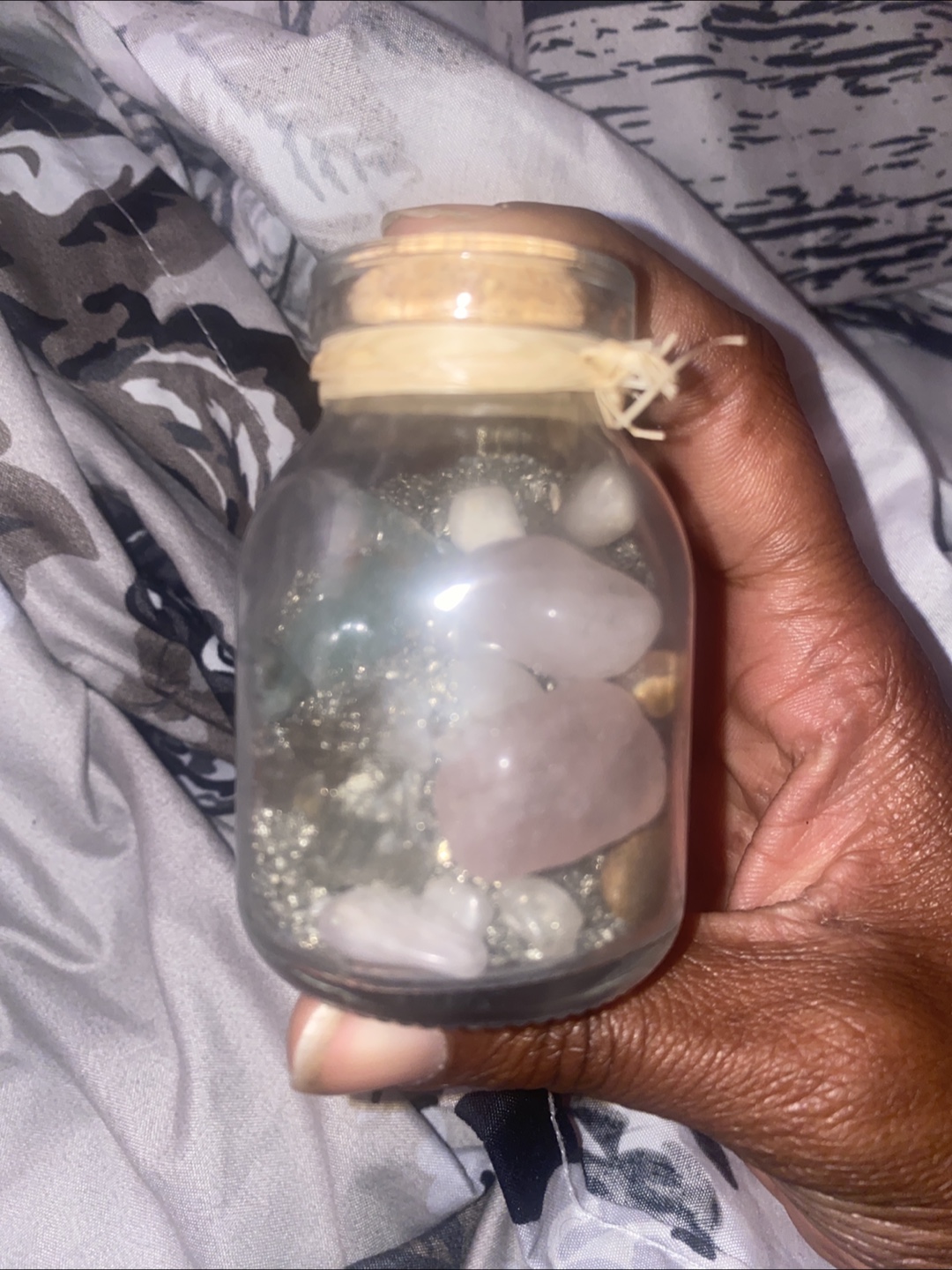Mix crystal jar for energy, healing and lucks - photo 3
