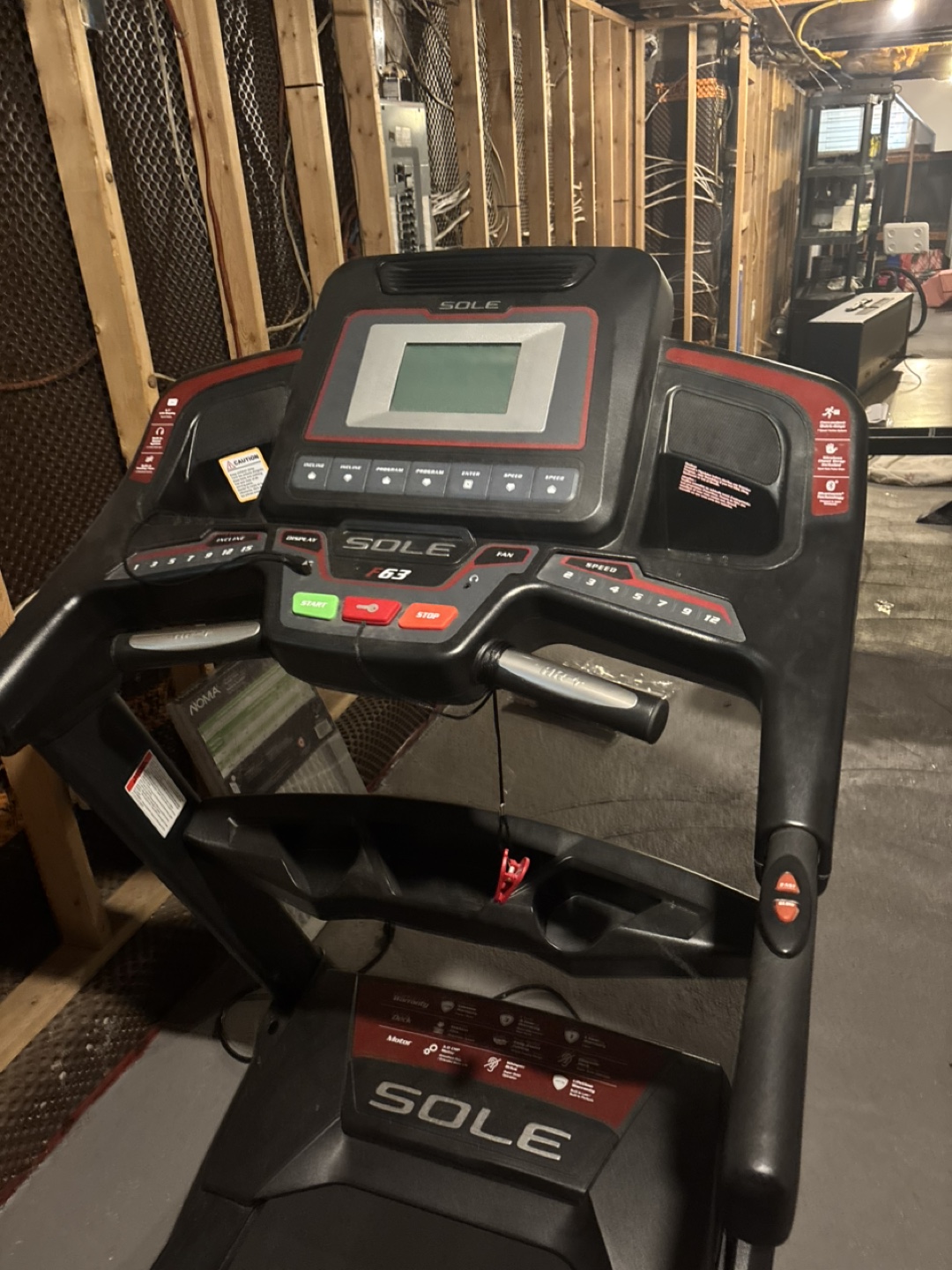 FREE SOLE model F63 treadmill
